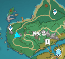 【原神】簡素な墓碑 戦没者の墓 どこ 場所 ヤシオリ島 稲妻 藤兜砦