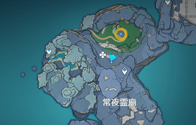 場所3。常夜霊廟の北。